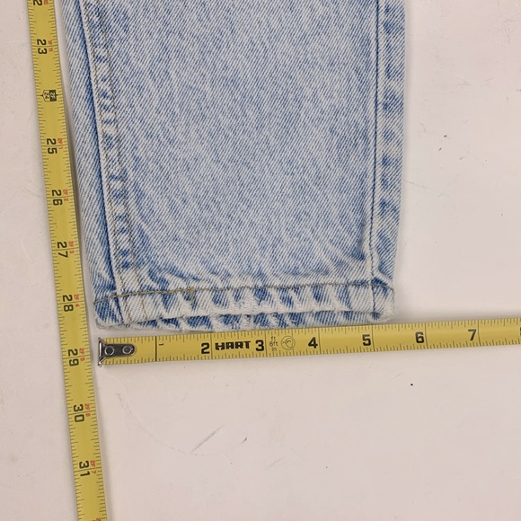 Vintage Lee Light wash denim tapered Jeans Size 7 medium Cotton Retro - Picture 15 of 16
